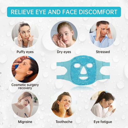 Summer Cool Gel Full Face Mask