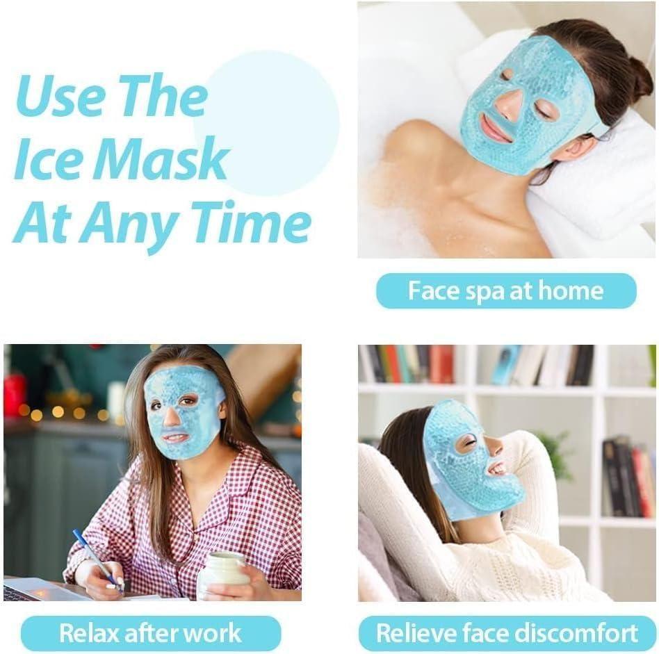 Summer Cool Gel Full Face Mask