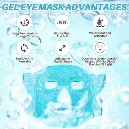 Summer Cool Gel Full Face Mask